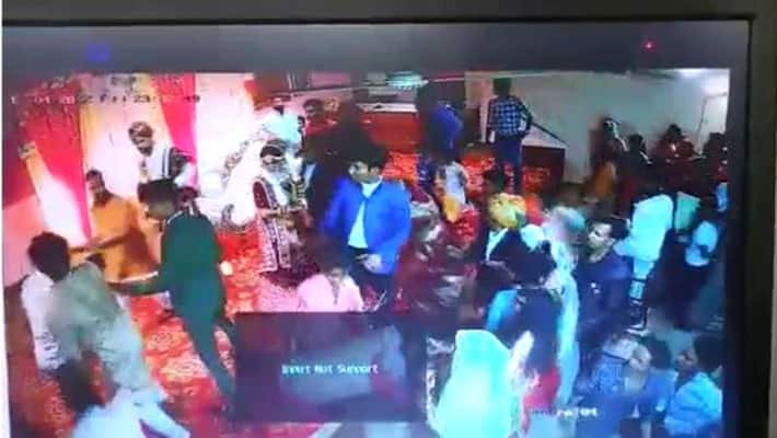jaipur crime news goons enter forcefully in marriage misbehave with bride and women incident captured in CCTV asc