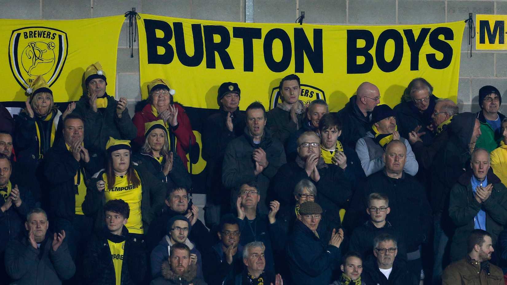 Burton Albion fans