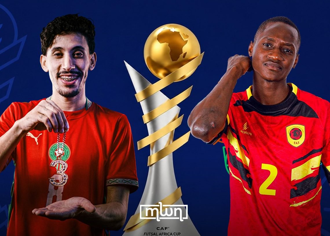 Morocco's national futsal team will face Angola on Wednesday, October 21, in the final of the 2026 Africa Futsal Cup of Nations (AFCON), with the match scheduled to kick off at 8 p.m. at the Prince Moulay Abdellah Sports Complex in Rabat.