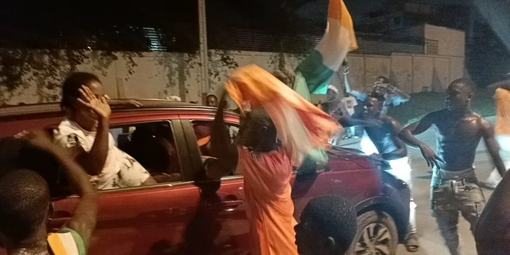 Wild jubilations graced the streets of Abidjan after the match