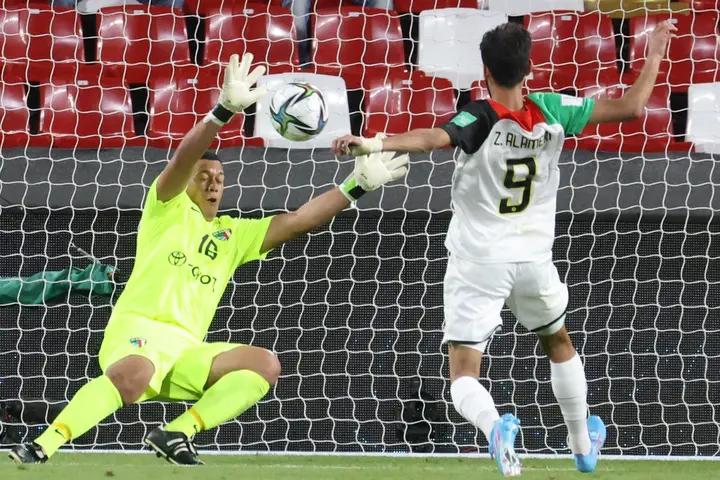 Al-Jazira striker Alameri Zayed’s goal against AS Pirae was the first to be ruled out by robot VAR