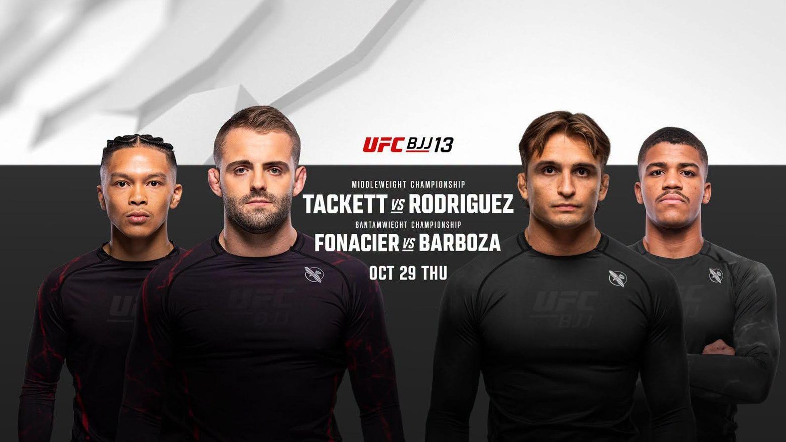 UFC BJJ 13 banner poster