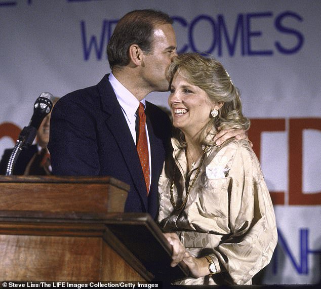 Joe Biden, with wife Jill in 1988, mixed up conversations he had had with European leaders