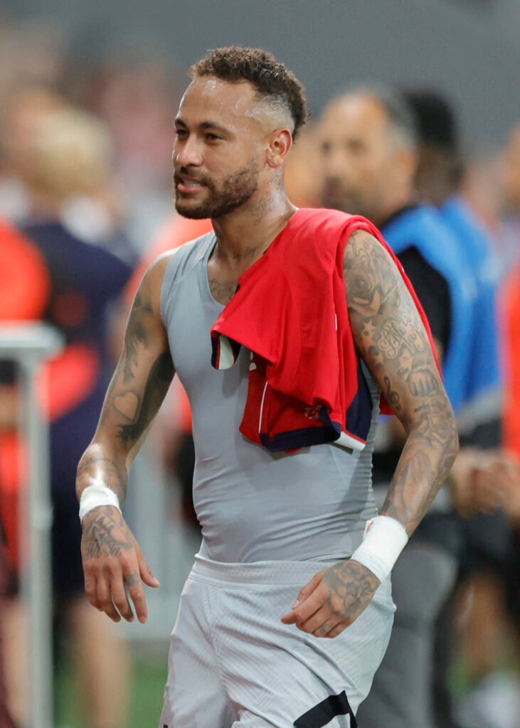 PSG's Neymar shone vs Lille.