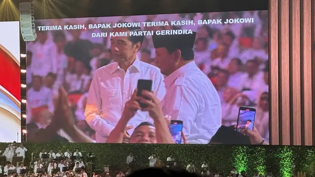 Presiden Prabowo Subianto di Sentul International Convention Center (SICC), Bogor, Jawa Barat, Sabtu (15/2/2025). (Liputan6.com/Nanda Perdana Putra)
