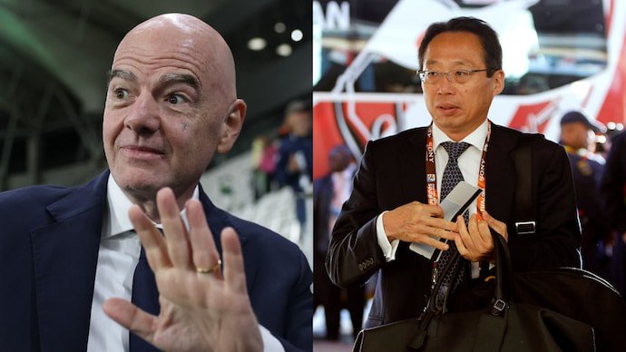 Gianni Infantino, Takeshi Okada, FIFA