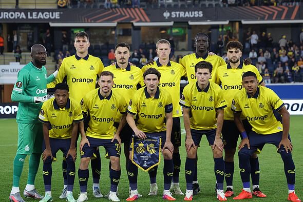 Union SG players ahead of facing Real Sociedad