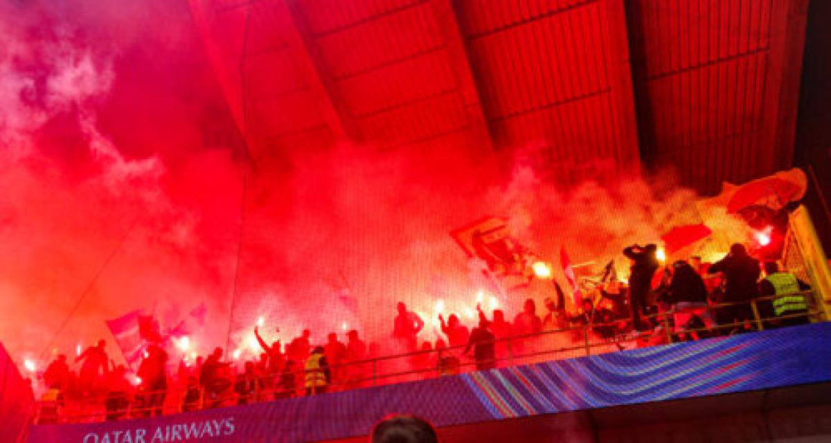 Supporters lensois à Bruges