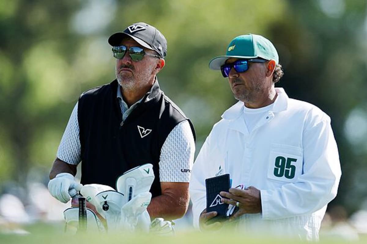 Mickelson's caddie found himself a new job