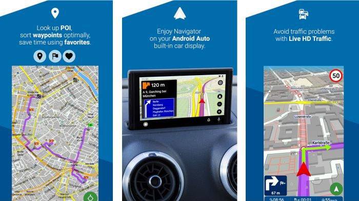 Aplikasi MapFactor Navigator