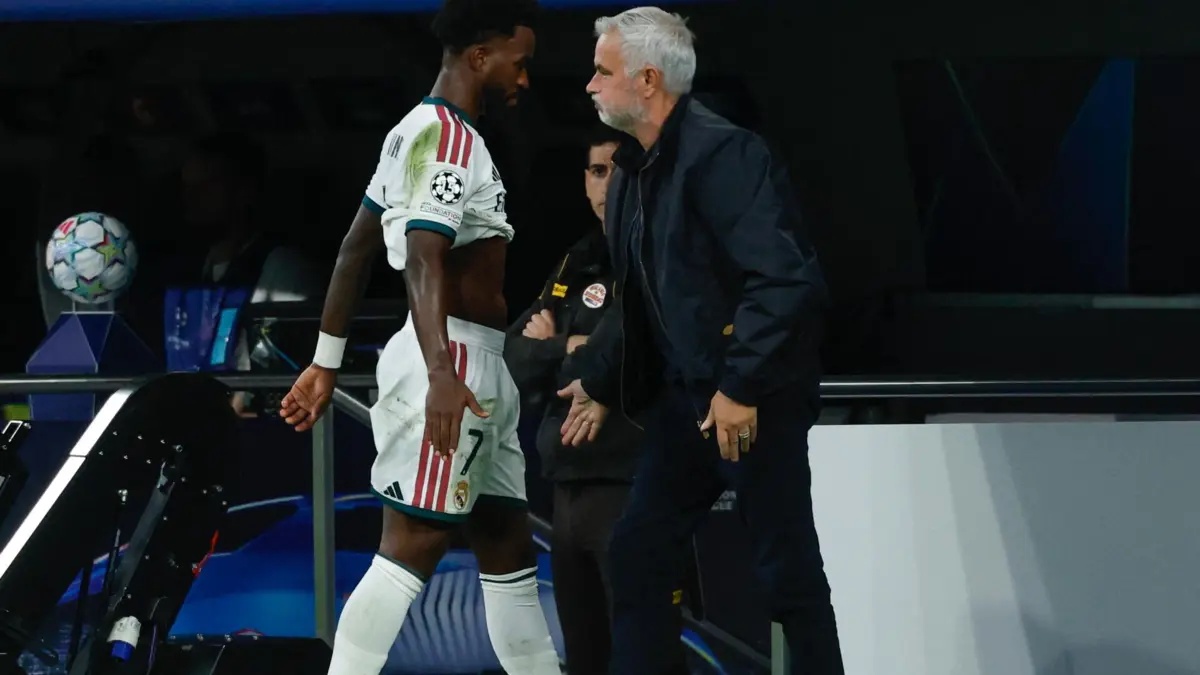 Vinícius Júnior substituído no Real Madrid-Leipzig