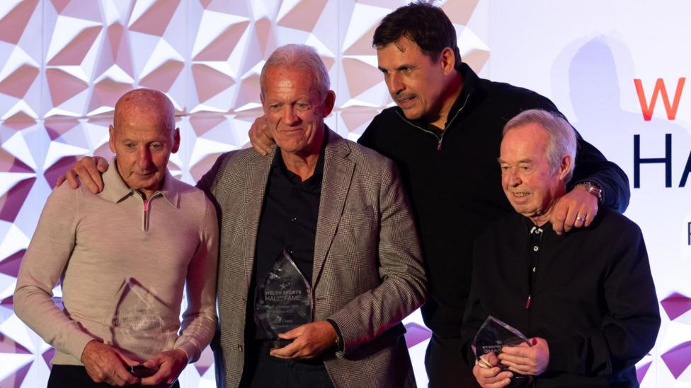 Mickey Thomas, Alan Curtis, Chris Coleman and Brian Flynn