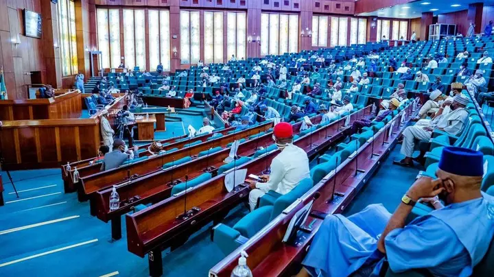 House of representatives during plenary. [PHOTO CREDIT: Official Twitter handle of House of Reps.]