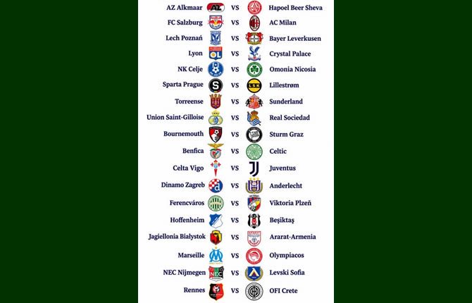 Ligue Europa ce jeudi : OM, OL, Milan, Juve… les 18 matchs à ne pas rater