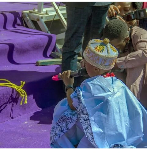 Adigun Olowe Yoruba Performs For Ooni Of Ife At The Olojo Festival