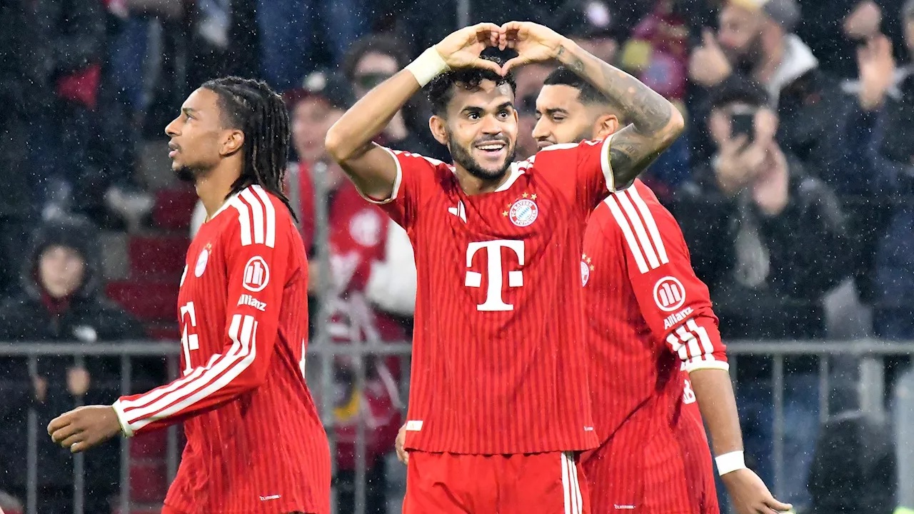 Bayern-Gala: Diaz-Dreierpack beim 6:1 gegen Leipzig