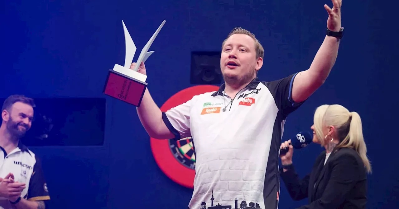Martin Schindler: Ein historischer Schritt für den deutschen Darts-Flügel