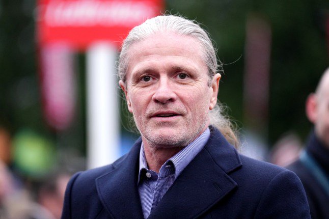 Former football player Emmanuel Petit on King George VI Chase Day at Kempton Park Racecourse, Sunbury-on-Thames, Surrey. Picture date: Thursday December 26, 2024. PA Photo. See PA story RACING Kempton. Photo credit should read: John Walton/PA Wire. RESTRICTIONS: Use subject to restrictions. Editorial use only, no commercial use without prior consent from rights holder.