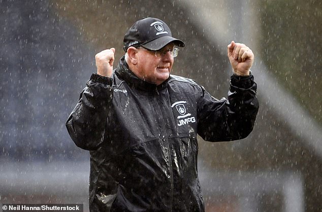 Falkirk boss John McGlynn thanked Kilmarnock fans for turning up in 'horrendous' weather