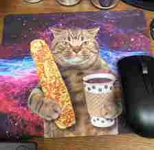 You Will Always Be On Your Bestie's Mind When They Look Down At This Rediculous Cat Mousepad 