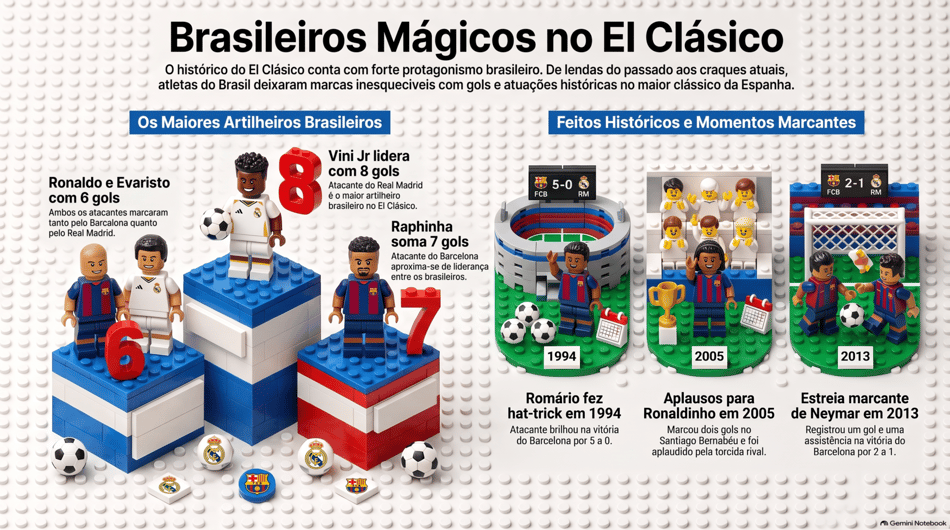 lego com nomes brasileiros que são considerados mágicos no el clásico