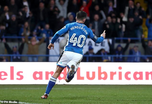Ian Henderson netted a late leveller for Rochdale (Tim Goode/PA)