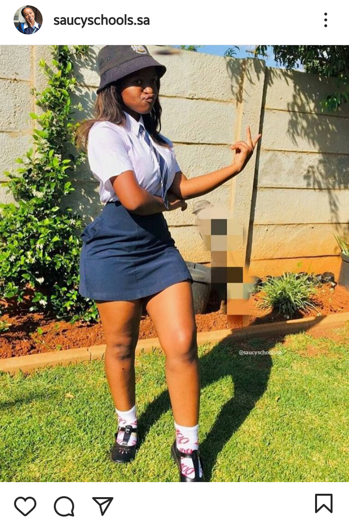 South African girls making school uniform to look cool (See pictures below) - Sleek Gist