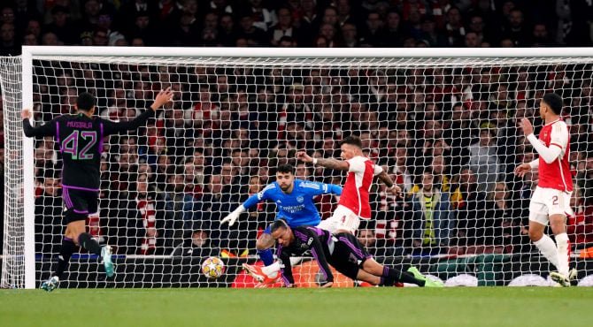 William Saliba Arsenal Bayern