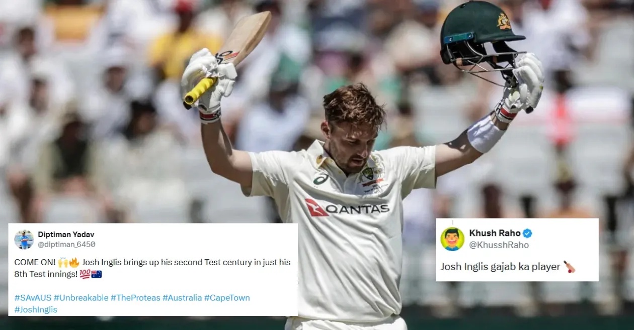 Fans react as Josh Inglis scripts a remarkable comeback with a century in SA vs AUS 3rd Test