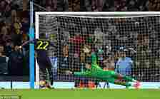 Rudiger sent the ball into the corner of the net past the despairing dive of Ederson to score the decisive penalty