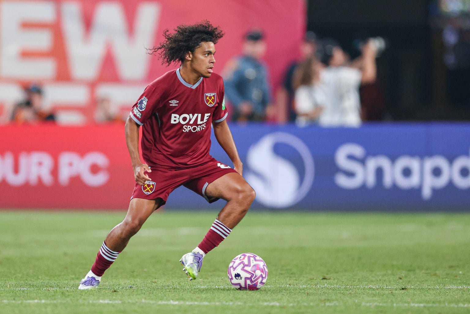 Preston Fearon during Manchester United v West Ham United FC: Premier League Summer Series
