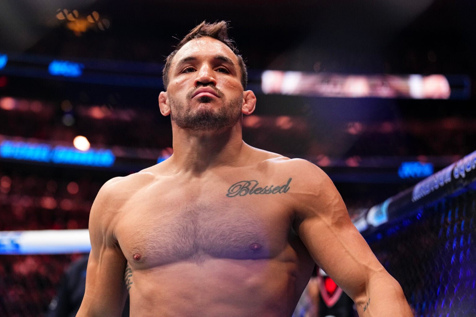 Michael Chandler moments before his UFC 309 fight