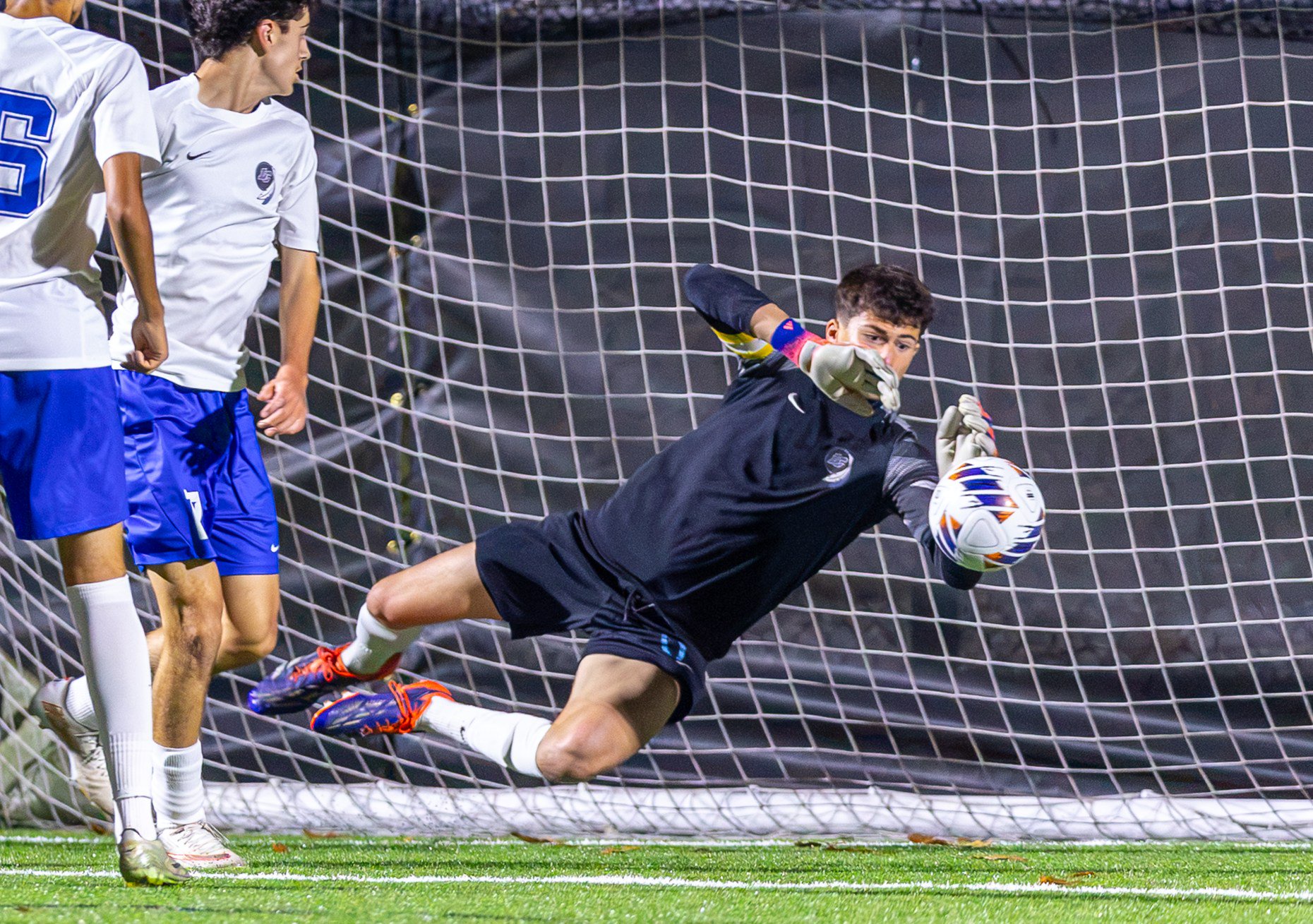 Lake Central goalkeeper Connor Billmeyer