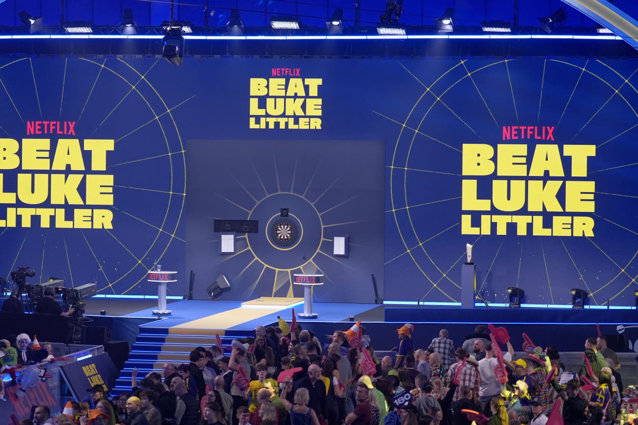 Fallon Sherrock was the winner of ‘Beat Luke Littler (Peter Byrne/PA)