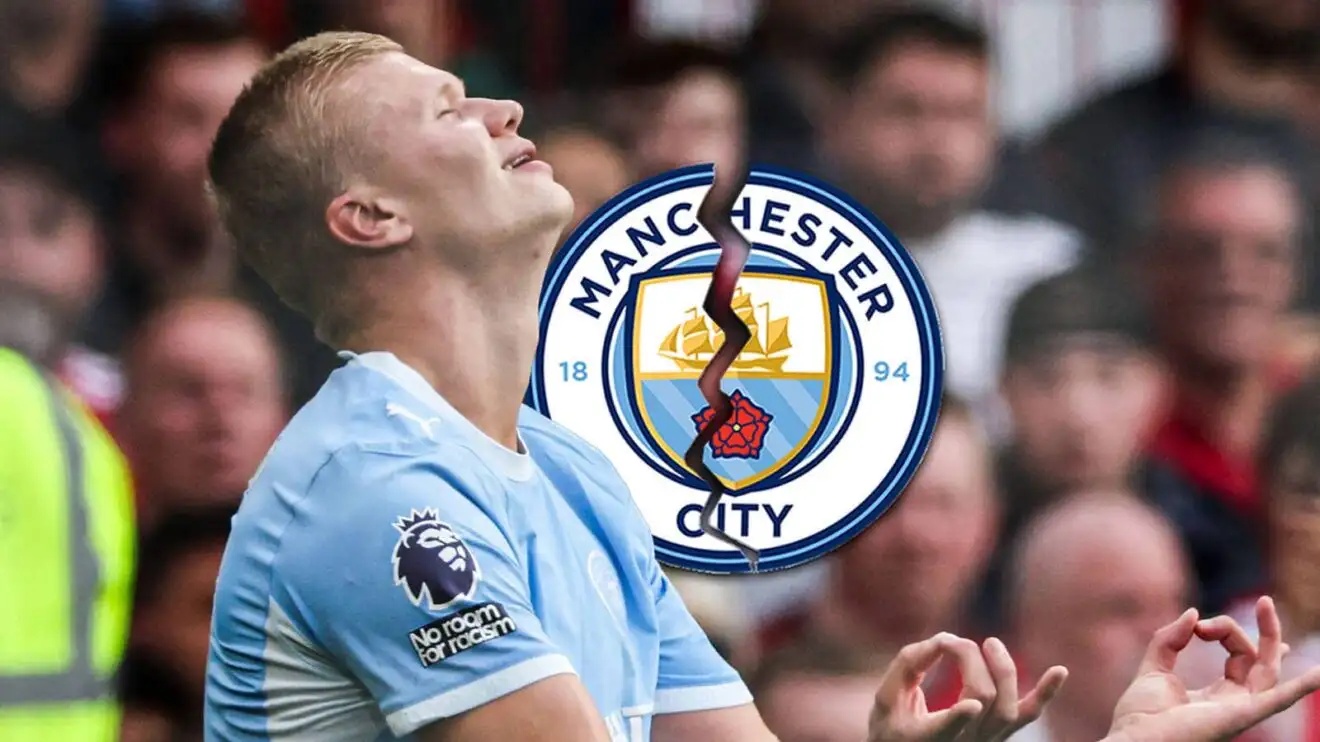 Man City striker Erling Haaland