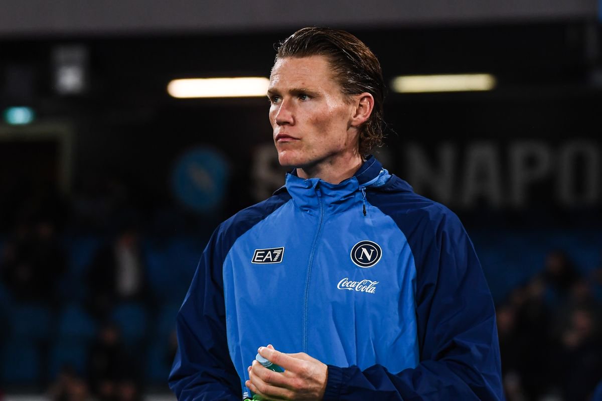 Scott McTominay of SSC Napoli during the Serie A match between SSC Napoli and Frosinone Calcio