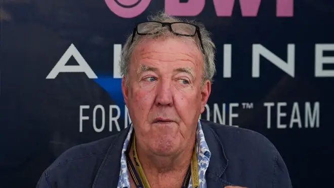Clarkson, 66, was in the Austin paddock as a guest of Alpine