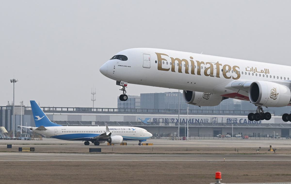 Emirates flight