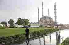 The rain started in the early morning, Edirne, Türkiye, July 3, 2024. (AA Photo)