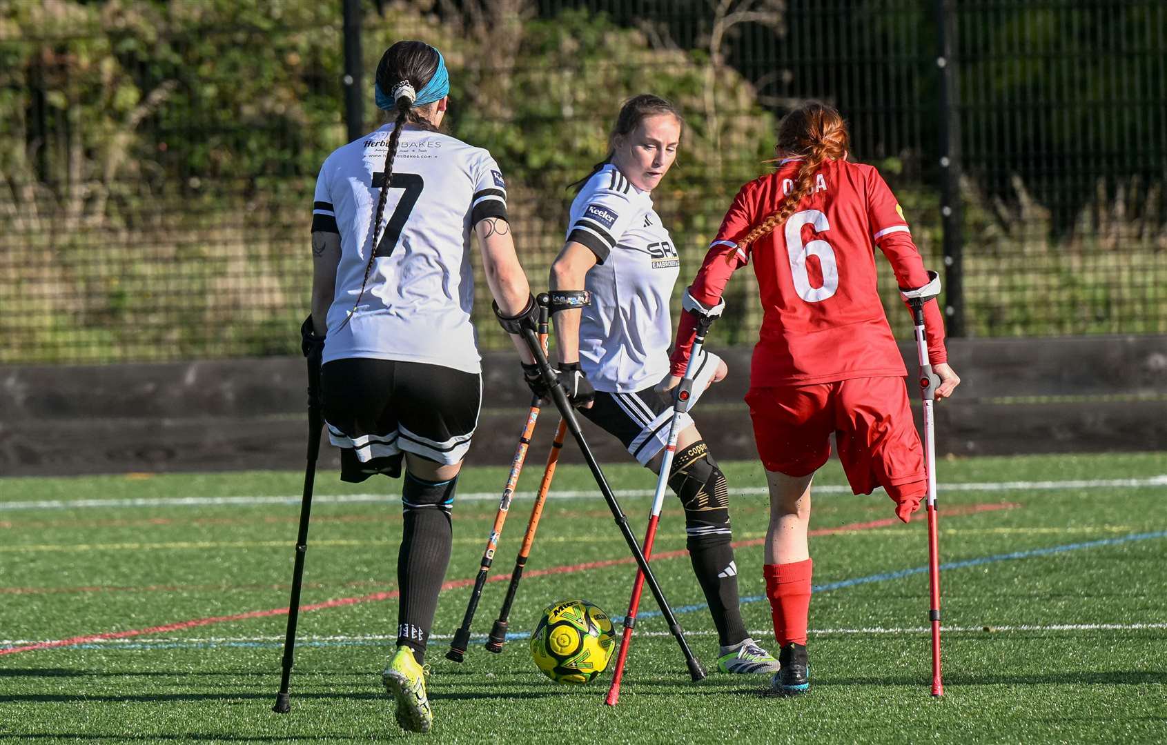Match action from Cambridge City’s fixtures against Poland. Picture: Keith Heppell