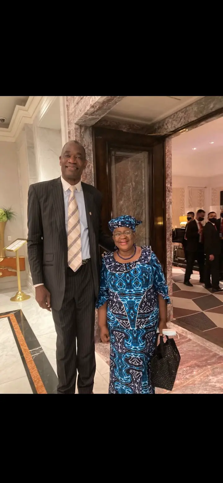 WTO Director-General Ngozi Okonjo-Iweala Pays Tribute to Dikembe Mutombo