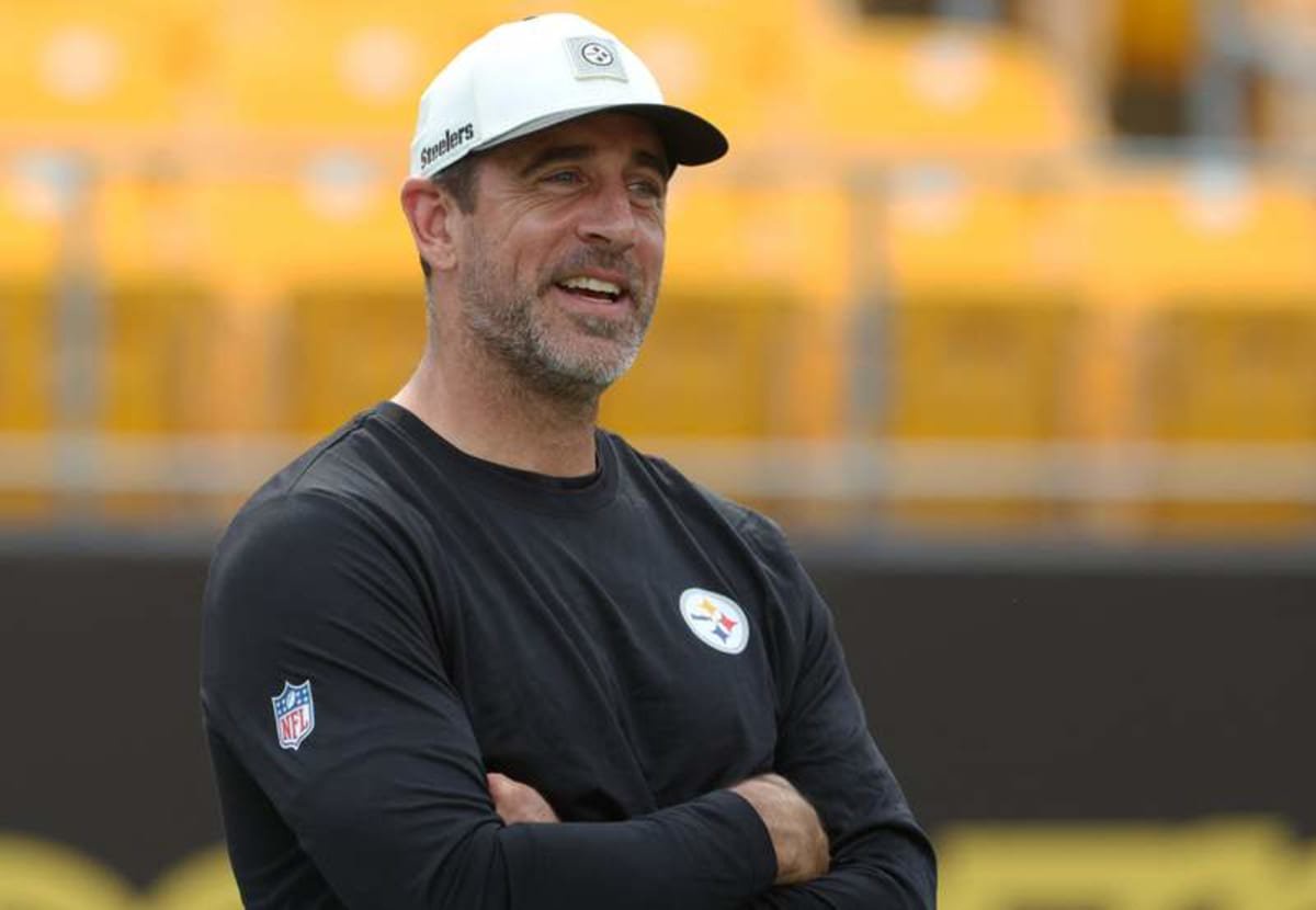 Pittsburgh Steelers quarterback Aaron Rodgers. © IMAGN