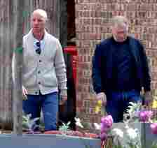 Man Utd legends Nicky Butt and Paul Scholes looked glum as they enjoyed a catch-up
