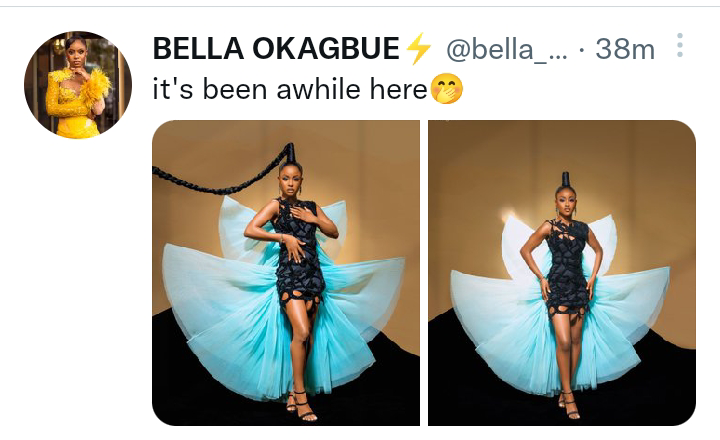 Bella Okagbo shares her glamorous looks in new photos