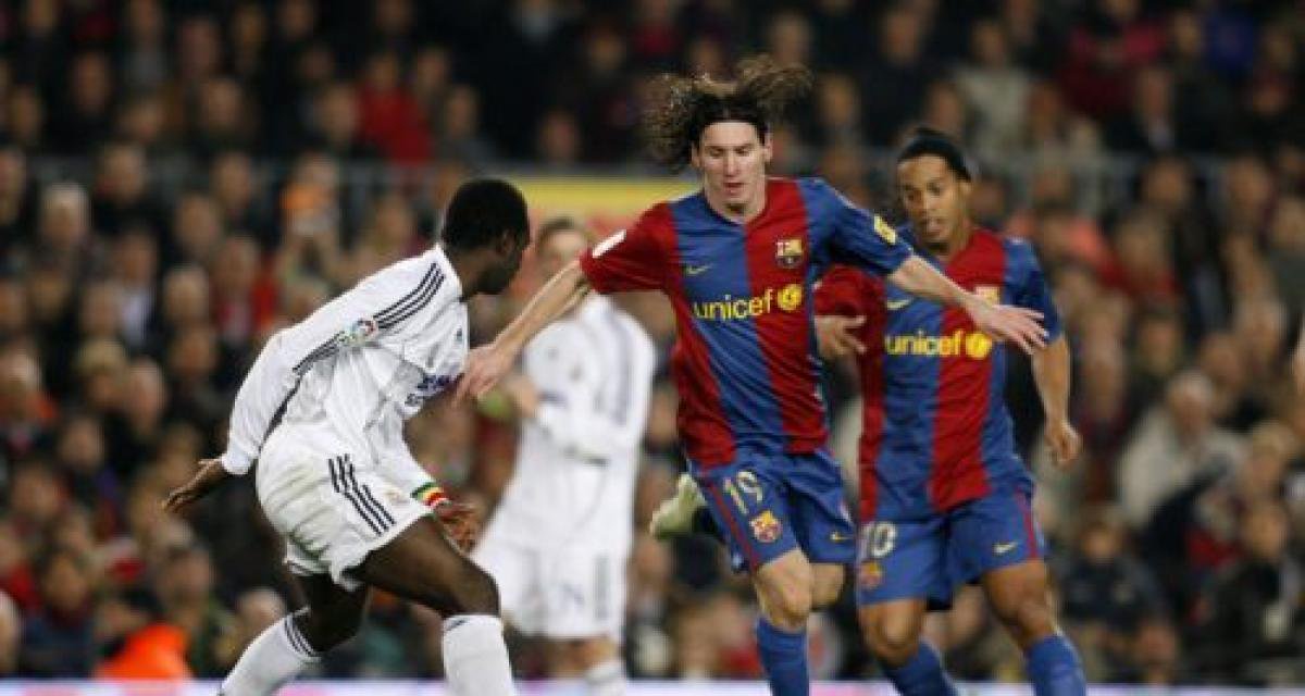 Lionel Messi face au Real en 2007