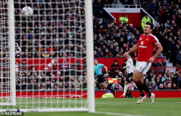 ...arcs an audacious effort into the top corner to make it 3-0 to Bournemouth...