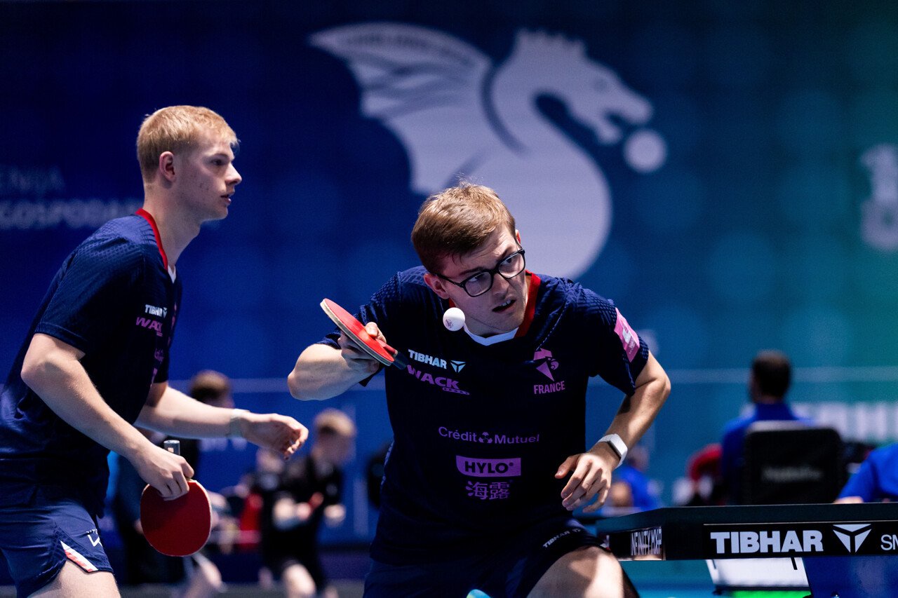 Il leur aura fallu cinq manches pour conserver leur couronne. Alexis et Félix Lebrun sont de nouveau champions d'Europe de tennis de table en double.