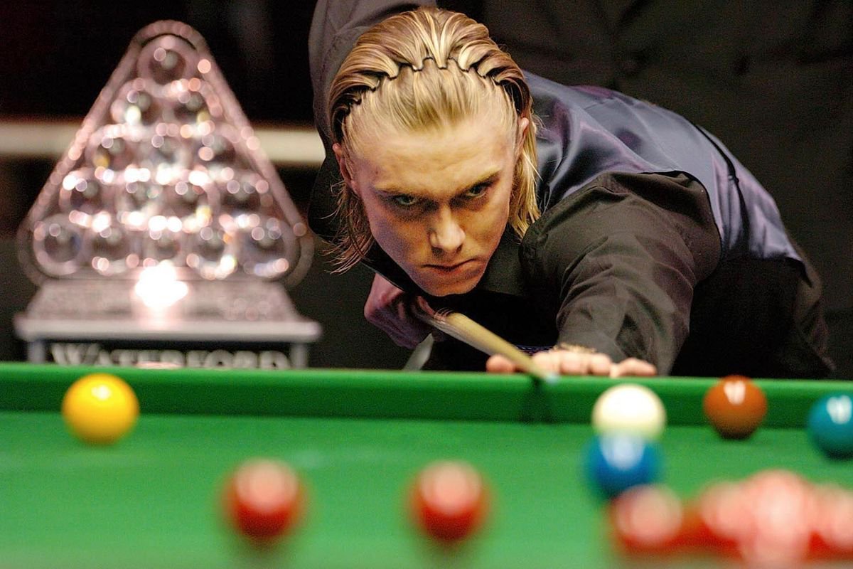 aul Hunter's elaborate hair styles and good looks earned him the nickname 'Beckham of the Baize' 