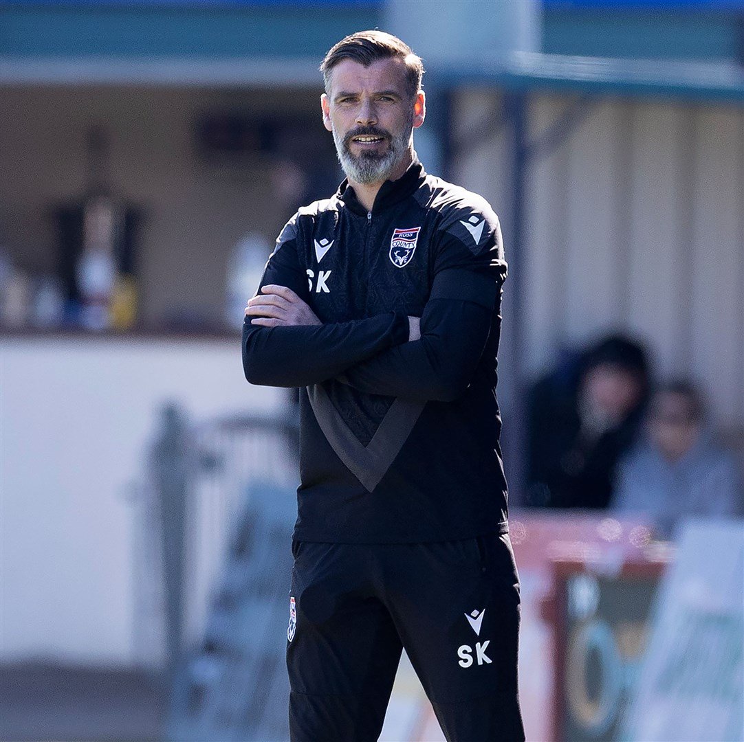 Stuart Kettlewell has judgement calls to make with his Ross County squad ahead of the weekend. Picture: Ken Macpherson
