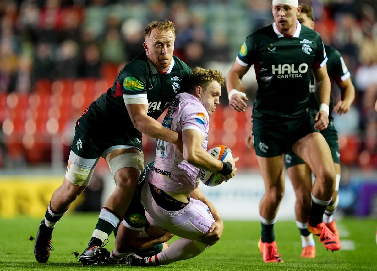 Tommy Reffell (left) in action